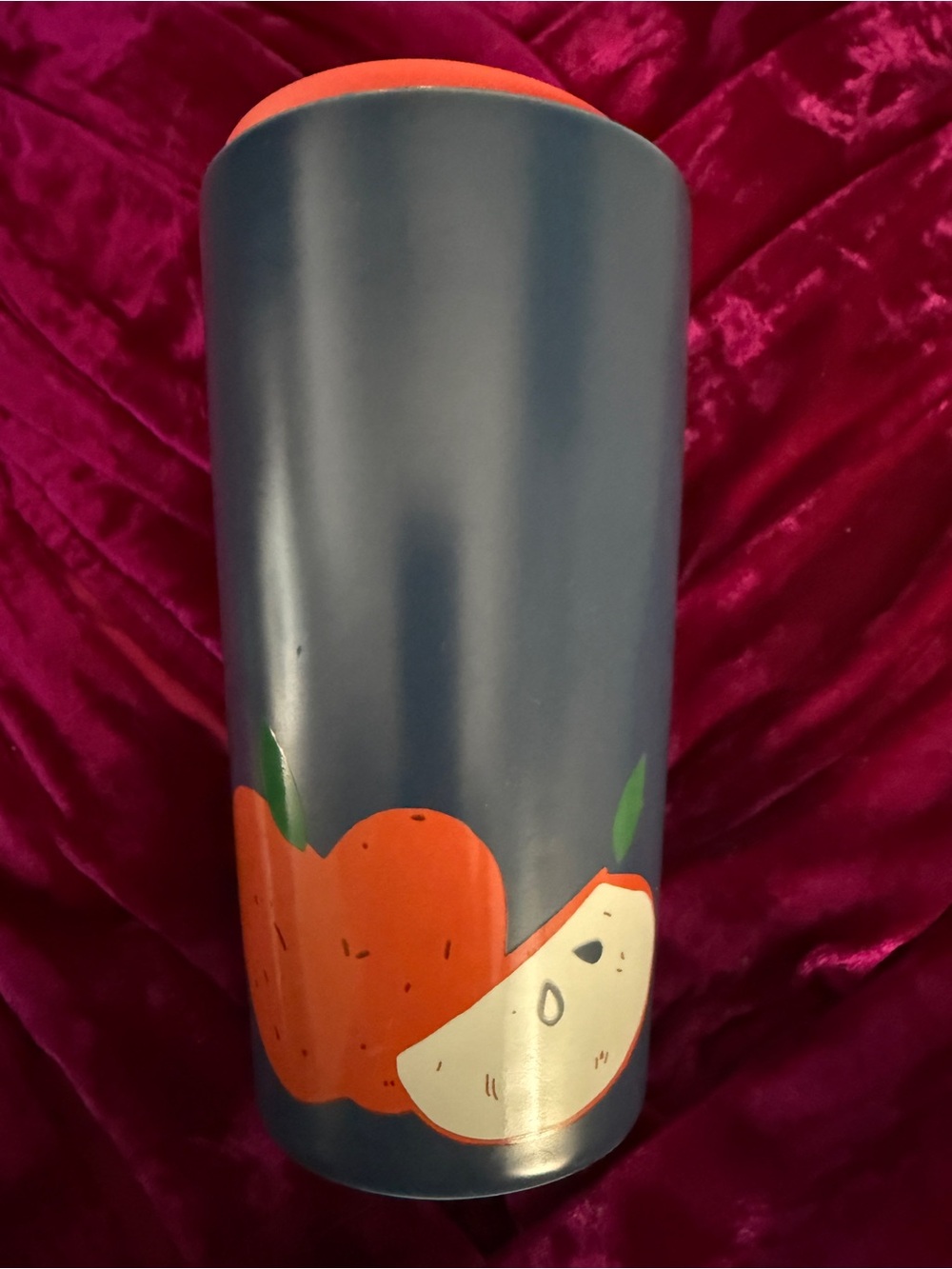 Starbucks Teacher Red Apple Ceramic Travel Mug